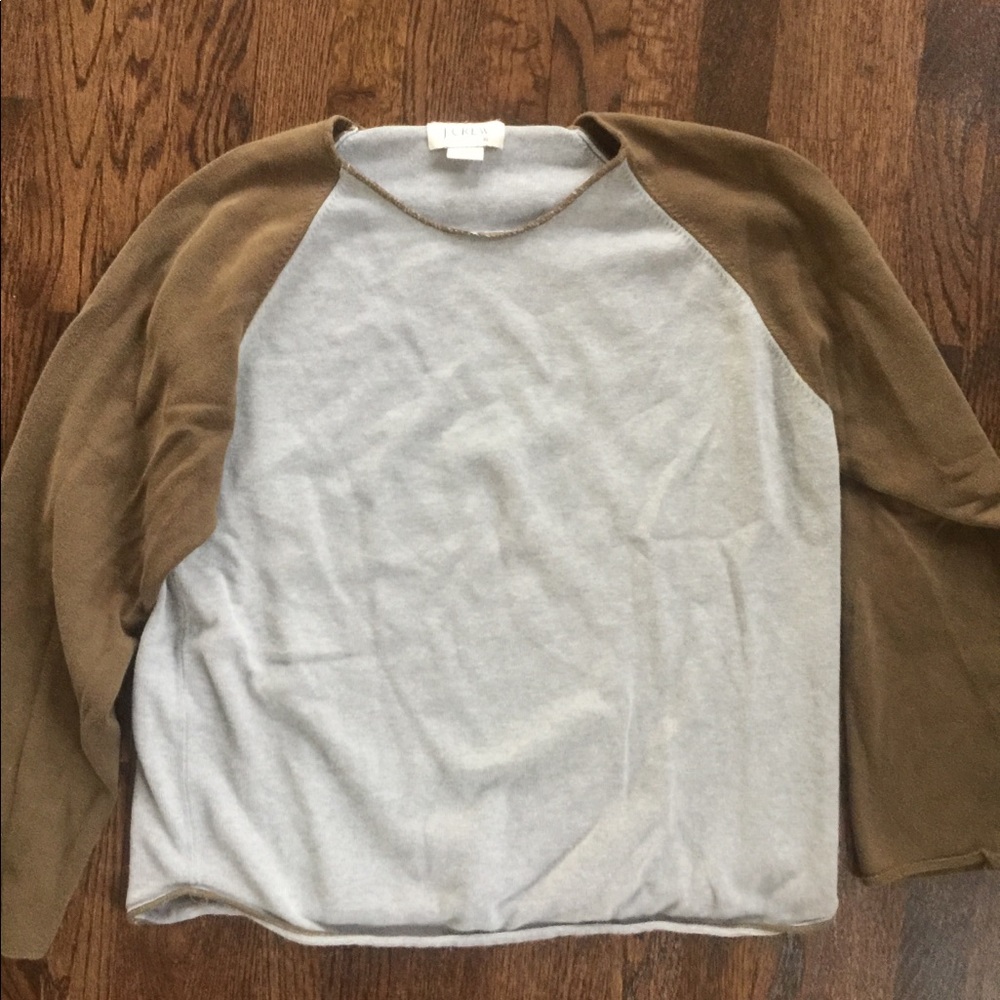 JCrew baseball like sweatshirt